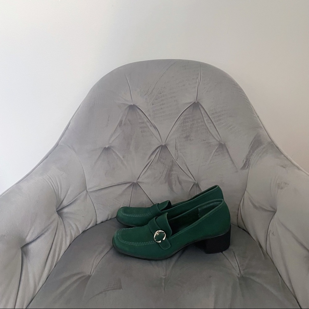 Laura Scott Suede Loafers, Size 6.5